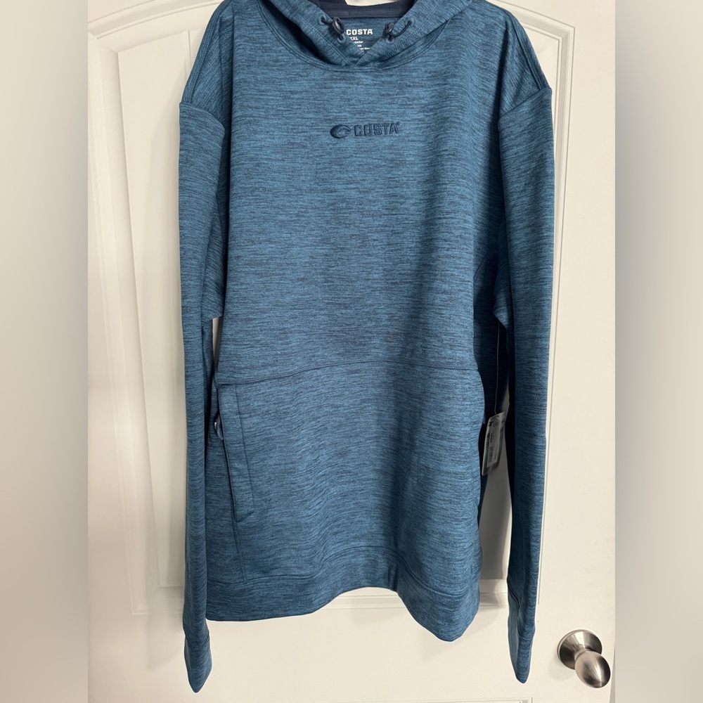 Costa Del Mar Scuba Fleece Hoodie Men’s 3XL NWT UPF 50+ MOISTURE WICKING